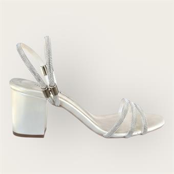 Kadın Taş Detaylı Abiye Ayakkabı Beyaz Sedef