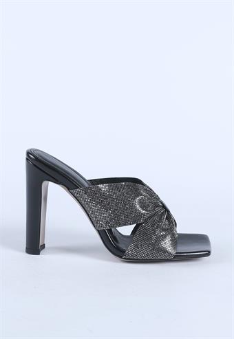 Kadın Taş Detaylı Abiye Ayakkabı Siyah