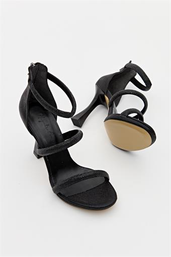 Kadın Üç Bant Abiye Ayakkabı Siyah