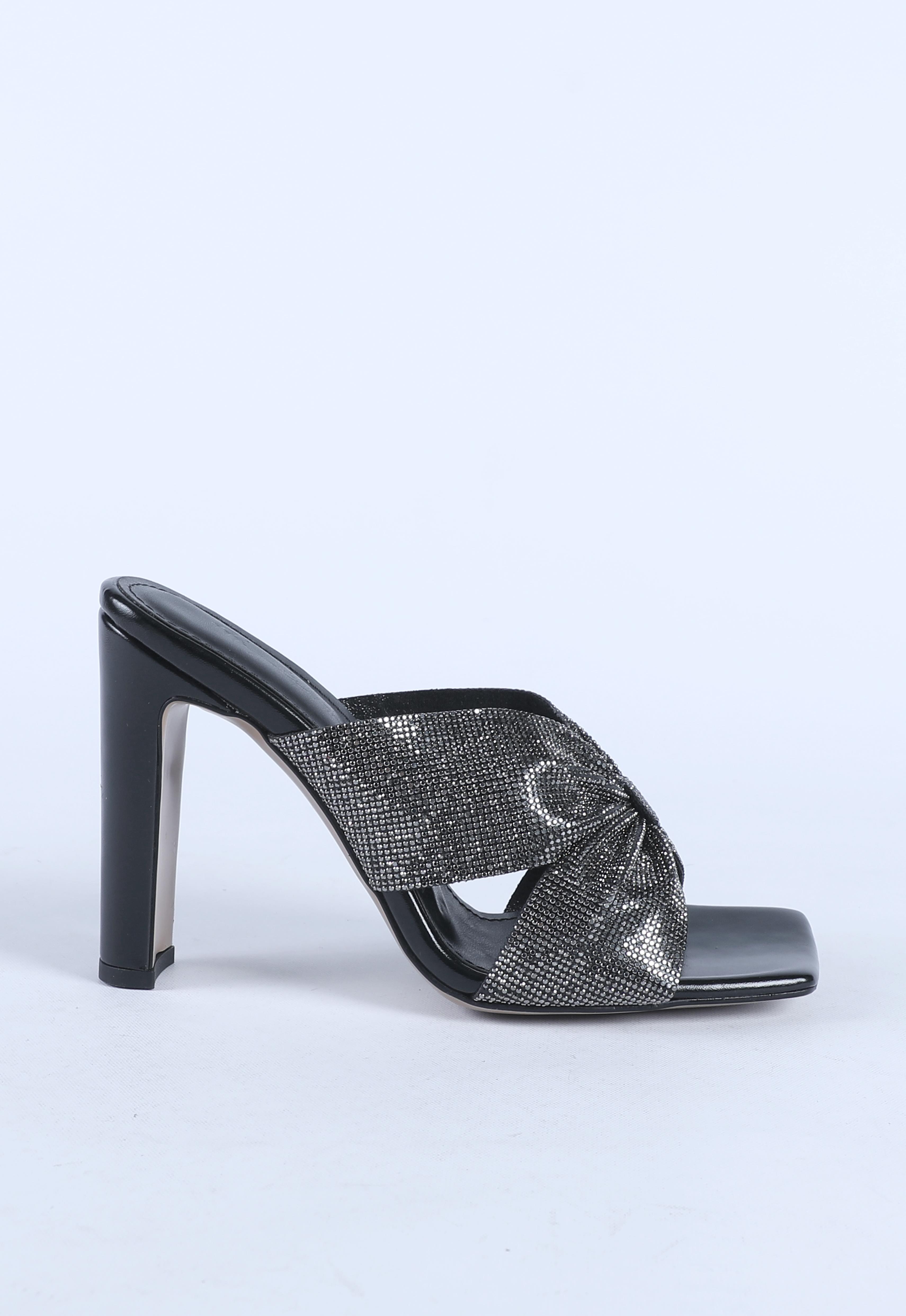 Kadın Taş Detaylı Abiye Ayakkabı Siyah