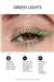 Glimmerstick Asansörlü Metalik Göz Kalemi - Green Lıghts