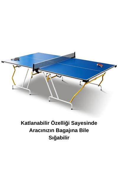 Masa Tenisi Masası Uluslararası Standartlarda Ve Ölçülerde (FİLE DAHİL)