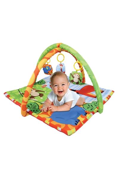 Oyuncaklı Çıngıraklı Oyun Minderi Oyun Halısı Eğlenceli Oyun