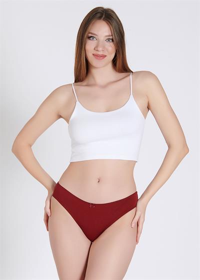 Pamuklu Karışık Renkli 6lı  Set Kadın Külot 