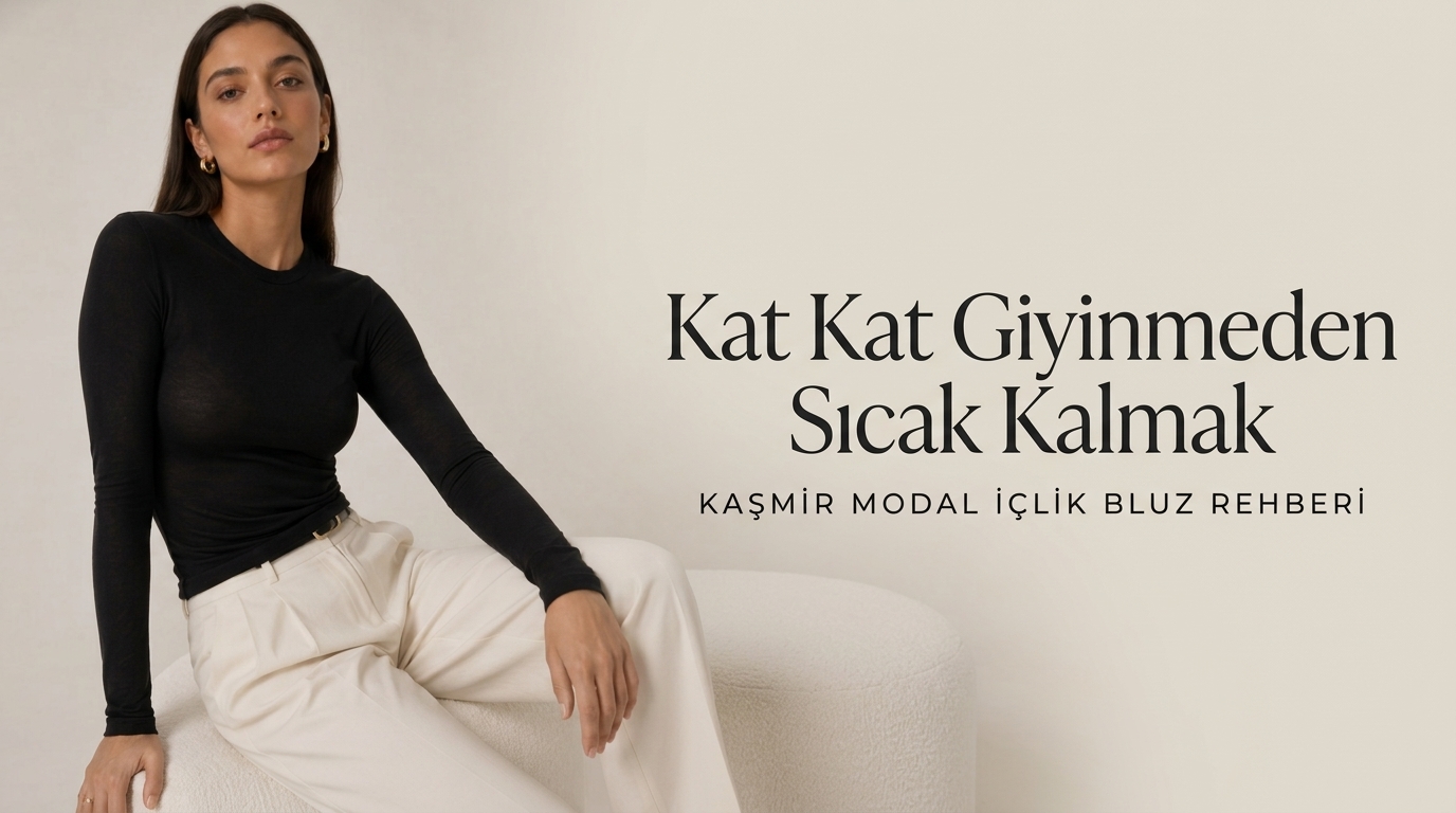 kat kat giyinmeden sıcak kalmak - Kaşmir modal içlik bluz rehberi