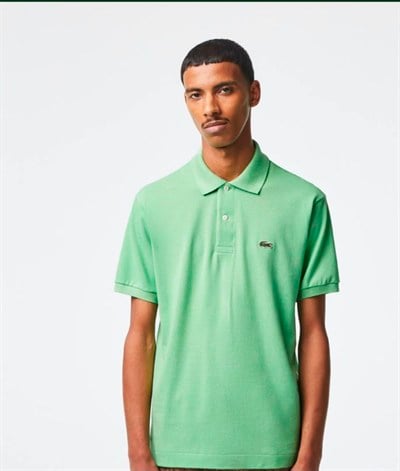 LCST ERKEK POLO YAKA CLASSİC FİT KOYU  AÇIK YEŞİL TSHIRT 
