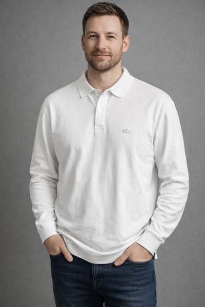 LCT PARIS MODEL BEYAZ ERKEK POLOYAKA
