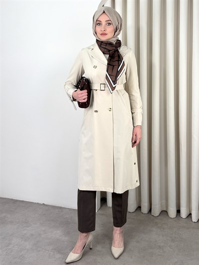 LEİLA TRENCH BEJ