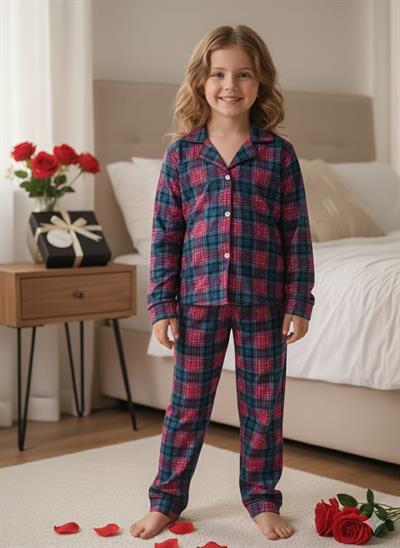Pembe Çizgili Pijama Takımı