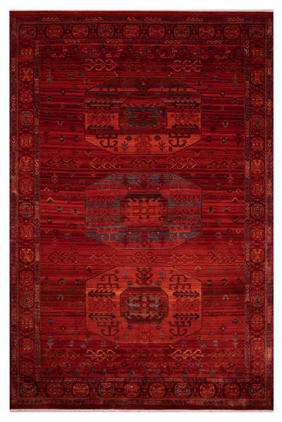 Tüm Ürünler,Verrino,Modern Kaymaz Halı Modelleri | Yumuşak Dokulu Dekoratif Halı,7/24 M0156 RED