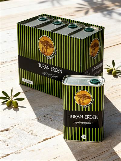 Erken Hasat, Soğuk Sıkım Zeytinyağı 4 x 1L