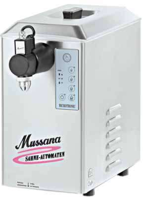 Mussana 2 litre profesyonel krema makinesi