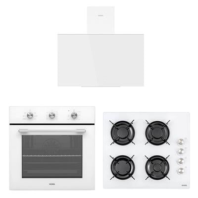 Eğik Beyaz Pratik Zamanlayıcılı Set