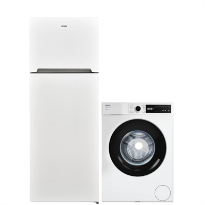 Vestel 2'li Beyaz Eşya Seti (CMI 76301 Çamaşır + NF52111 Buzdolabı)