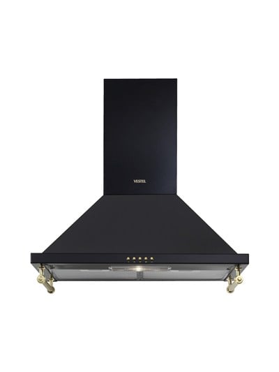 Vestel AD-6002 RS Rustik Siyah Ankastre Davlumbaz