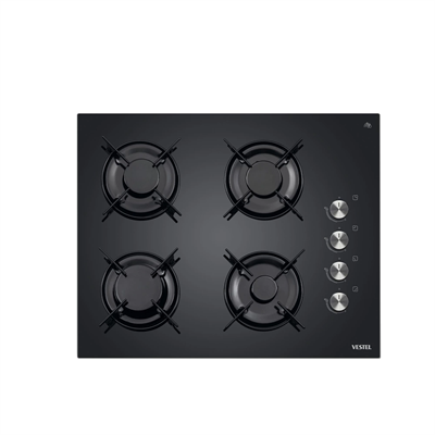 Vestel AO-65104 S-DG-T 65 cm 4 Gözü Gazlı Ankastre Ocak