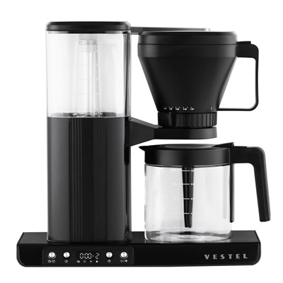 Vestel Brew 50 Retro Siyah Filtre Kahve Makinesi