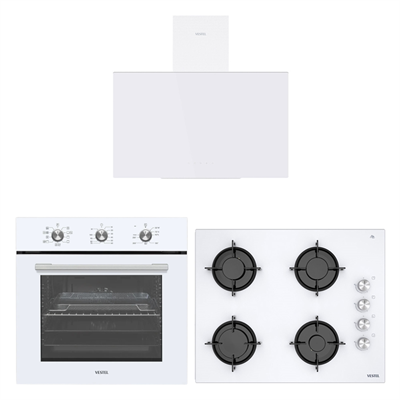 Vestel Eğik Beyaz Avantajlı 65 LightFry Set