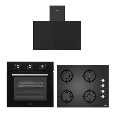 Vestel Eğik Siyah Avantajlı 65 Lightfry Set