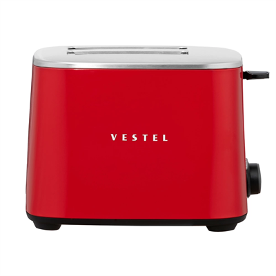 Vestel Retro Kırmızı 2 Dilim Ekmek Kızartma Makinesi