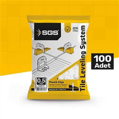 0,5 MM DERZ SEVİYE TESPİT KLİPSİ  (PK/100 ADET)