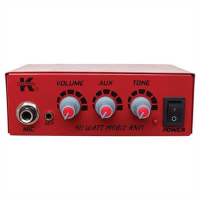 12 Volt 40 Watt Mini Metal Kasa Pazarcı Anfisi