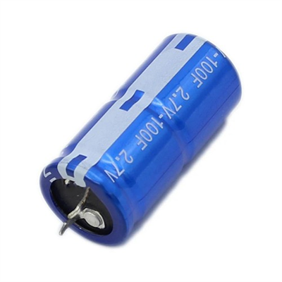 2.7V 100F Süper Kapasitör 22x45mm