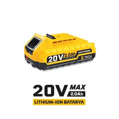 20 VOLT YEDEK BATARYA (2.0Ah)