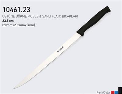 23.5 cm Üstüne Dökme Moblen Saplı Flato Balık Fileto Bıçağı Hulusi Bıçak 20mm X 235mm X 2mm 10461.23