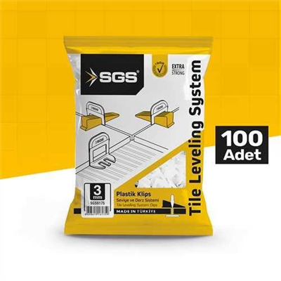 3 MM DERZ SEVİYE TESPİT KLİPSİ (PK/100 ADET)