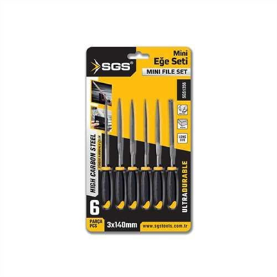 6 PARÇA MİNİ EĞE SETİ 3*140 MM