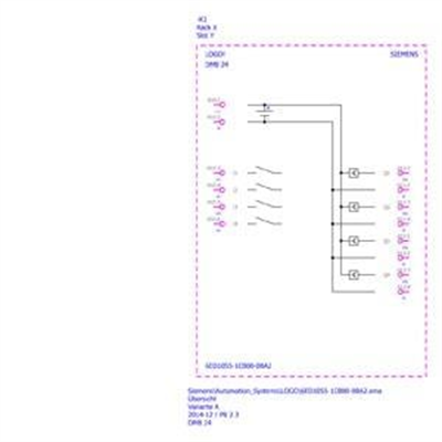 6ED1055-1CB00-0BA2 LOGO! DM8 24 Exp. mod., 4DI/4DO