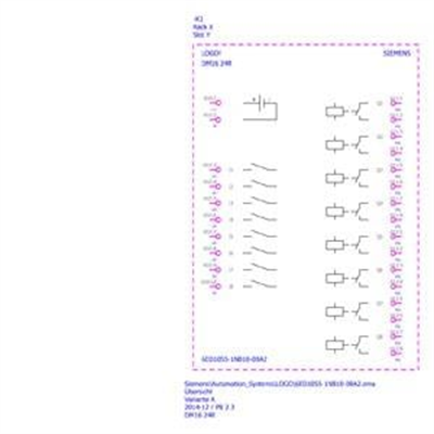 6ED1055-1NB10-0BA2 LOGO! DM16 24R Exp. mod. 4 MW, 8DI/8DO