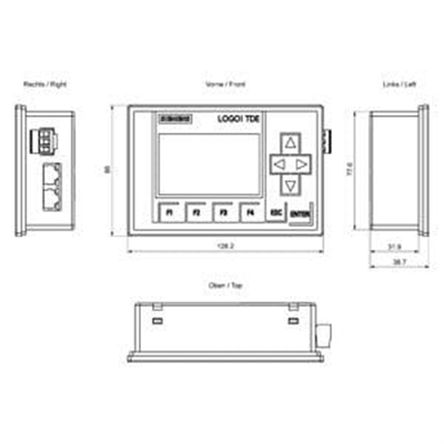 6ED1055-4MH08-0BA1 LOGO! TD Textdisplay, 6 Lines