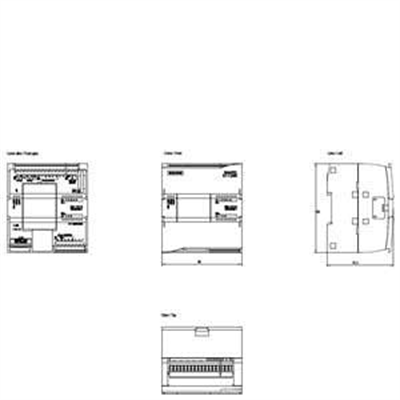 6ES7211-1HE40-0XB0 CPU 1211C, DC/DC/Relay, 6DI/4DO/2AI