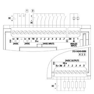6ES7212-1AE40-0XB0 CPU 1212C ,DC/DC/DC, 8DI/6DO/2AI