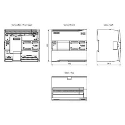 6ES7214-1AF40-0XB0 CPU 1214 FC, DC/DC/DC, 14DI/10DO/2AI