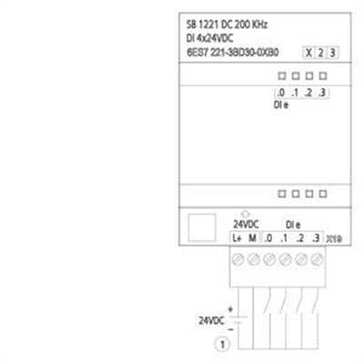 6ES7221-3BD30-0XB0 Signal Board SB 1221, 4 DI 24VDC 200KHz