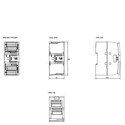 6ES7223-1BH32-0XB0 Digital I/O SM 1223, 8 DI / 8 DO