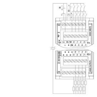6ES7223-1BH32-0XB0 Digital I/O SM 1223, 8 DI / 8 DO