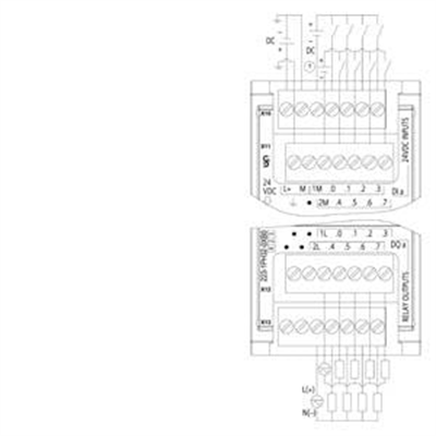 6ES7223-1PH32-0XB0 Digital I/O SM 1223, 8DI/8DO