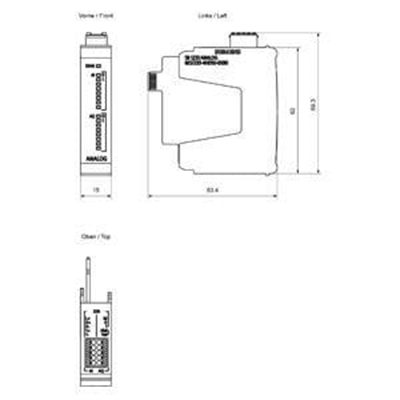 6ES7232-4HD50-0XB0 SIMATIC S7-1200 G2: SB 1232 analog output, 4 AO