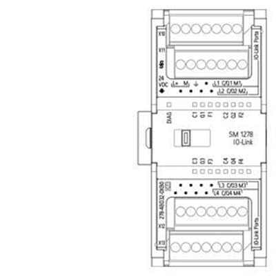 6ES7278-4BD32-0XB0 S7-1200, SM1278, 4 X IO-Link Master