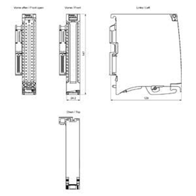 6ES7522-1BH10-0AA0 S7-1500, DQ 16x24VDC/0.5A BA