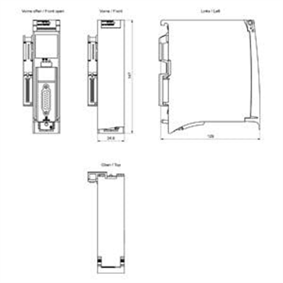 6ES7541-1AB00-0AB0 S7-1500, CM PTP RS422/485 HF
