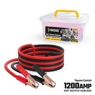 AKÜ TAKVİYE KABLOSU 1200 A 2.3 MT