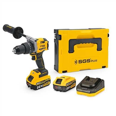 AKÜLÜ DARBELİ MATKAP SETİ 20 VOLT 130 Nm Tork 2*4.0Ah (KÖMÜRSÜZ MOTOR)