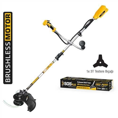 AKÜLÜ TIRPAN  20V  (KÖMÜRSÜZ MOTOR) (SOLO MAKİNA)
