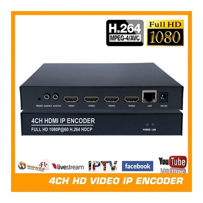 ALPSAT AS264-4C - 4 HDMI Girişli H.264 IP Encoder