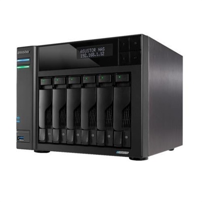 ASUSTOR AS6706T 6 Disk Yuvalı NAS | 8GB DDR4, 2.5GbE x2, M.2 NVMe, 6x22TB Destek